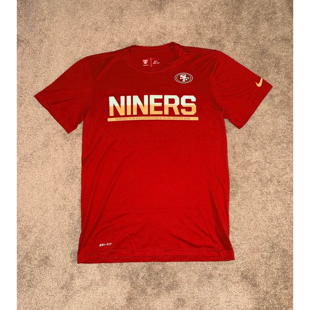 San Francisco 49ers Nike Dri-FIT Training T-Shirt Red Men’s Small